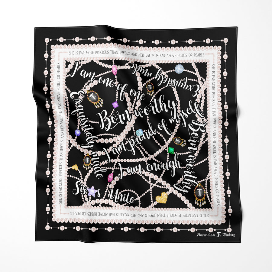 Fatima Silk Oversized Scarf