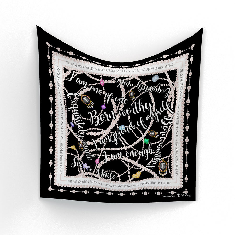 Fatima Lavish Silk Scarf