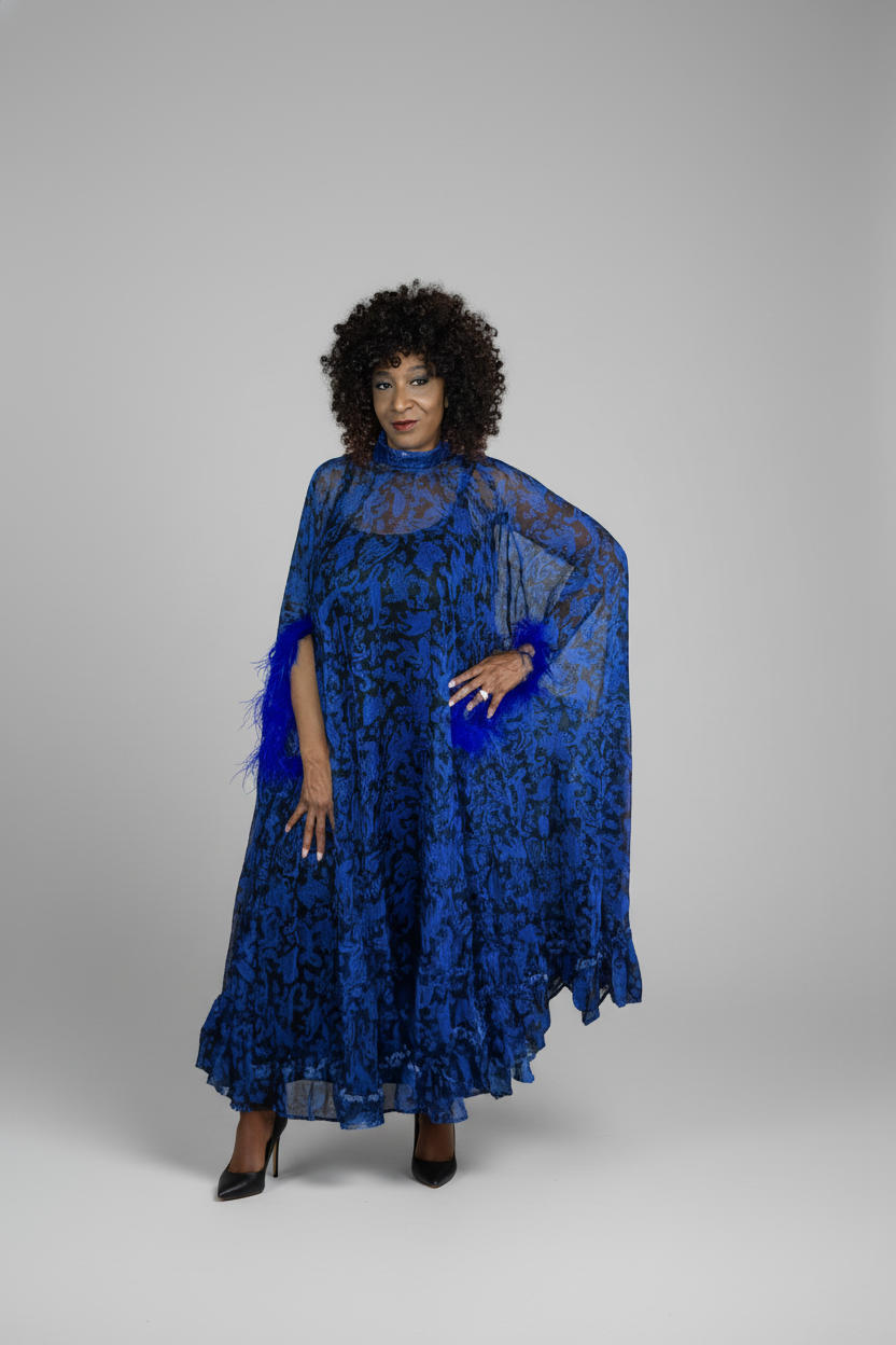 Aura Kaftan (Blue)